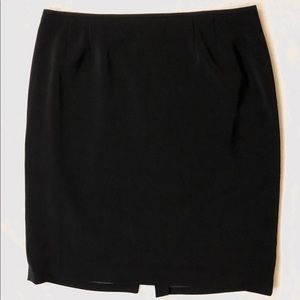 Jet black fully lined dress skirt.Perfect for work